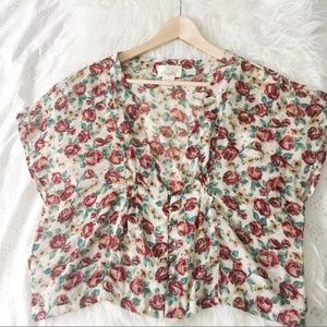 Sheer Rose Blouse
